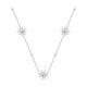 Серебряное колье Diamant 94-170-02396-1 с фианитом