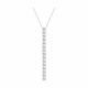 Серебряное колье Diamant 94-170-02467-1 с фианитом