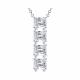 Серебряное колье Diamant 94-170-02467-1 с фианитом