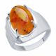 Серебряное кольцо Diamant 94-310-00332-1 с янтарём