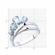 Серебряное кольцо Diamant 94-310-00450-1 с топазом