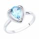Серебряное кольцо Diamant 94-310-00761-1 с топазом