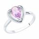 Серебряное кольцо Diamant 94-310-00761-2 с аметистом