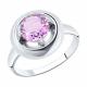 Серебряное кольцо Diamant 94-310-00782-2 с аметистом