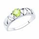 Серебряное кольцо Diamant 94-310-00793-2 с хризолитом