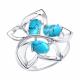 Серебряное кольцо Diamant 94-310-00865-1 с бирюзой