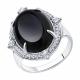 Серебряное кольцо Diamant 94-310-01031-1 с фианитом и агатом