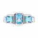 Серебряное кольцо Diamant 94-310-01769-1 с топазом