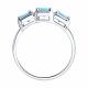 Серебряное кольцо Diamant 94-310-01769-1 с топазом