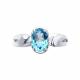 Серебряное кольцо Diamant 94-310-02682-1 с топазом