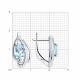 Серебряные серьги Diamant 94-320-00174-1 с топазом