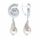 Серебряные серьги Diamant 94-321-00018-1 с жемчугом