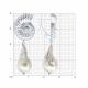 Серебряные серьги Diamant 94-321-00018-1 с жемчугом