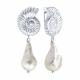 Серебряные серьги Diamant 94-321-00018-1 с жемчугом
