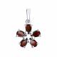 Серебряная подвеска Diamant 94-330-00347-2 с гранатом