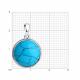 Серебряная подвеска Diamant 94-330-00383-1 с бирюзой
