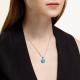Серебряная подвеска Diamant 94-330-00383-1 с бирюзой