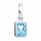 Серебряная подвеска Diamant 94-330-02395-1 с топазом