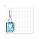 Серебряная подвеска Diamant 94-330-02395-1 с топазом
