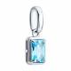 Серебряная подвеска Diamant 94-330-02395-1 с топазом