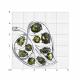 Серебряная брошь Diamant 94-340-00469-1 с фианитом и янтарём