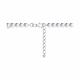 Серебряный браслет Diamant с гематитом 94-350-00078-1