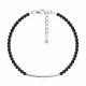 Серебряный браслет Diamant 94-350-00216-1 с шпинелью