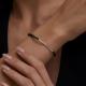 Серебряный браслет Diamant 94-350-00216-1 с шпинелью