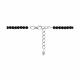 Серебряный браслет Diamant 94-350-00216-1 с шпинелью