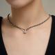 Серебряное колье Diamant 94-370-00109-1 с шпинелью