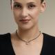 Серебряное колье Diamant 94-370-00109-1 с шпинелью