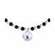 Серебряное колье Diamant 94-370-00109-1 с шпинелью
