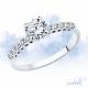 Серебряное кольцо SOKOLOV 94010157-91 с фианитом