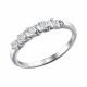Серебряное кольцо SOKOLOV 94010379 с фианитом