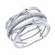 Серебряное кольцо SOKOLOV 94010510-91 с фианитом