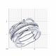 Серебряное кольцо SOKOLOV 94010510-91 с фианитом