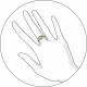 Серебряное кольцо SOKOLOV 94010611 с фианитом и эмалью