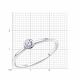 Серебряное кольцо SOKOLOV 94010630-91 с фианитом
