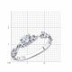 Серебряное кольцо SOKOLOV 94010907-91 с фианитом