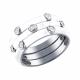 Серебряное кольцо SOKOLOV 94011147 с фианитом и эмалью