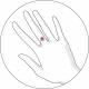 Серебряное кольцо SOKOLOV 94011180 с фианитом
