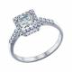 Серебряное кольцо SOKOLOV 94011244 с фианитом