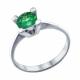 Серебряное кольцо SOKOLOV 94011275 с фианитом
