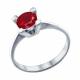 Серебряное кольцо SOKOLOV 94011276 с фианитом