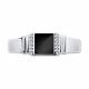 Серебряное кольцо SOKOLOV 94011324-91 с фианитом и эмалью