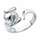 Серебряное кольцо SOKOLOV 94011327-91 с фианитом