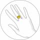 Серебряное кольцо SOKOLOV 94011371 с кристаллом Swarovski