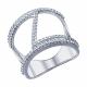 Серебряное кольцо SOKOLOV 94011434 с фианитом