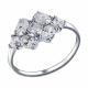 Серебряное кольцо SOKOLOV 94011485 с фианитом