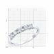 Серебряное кольцо SOKOLOV 94011486-91 с фианитом